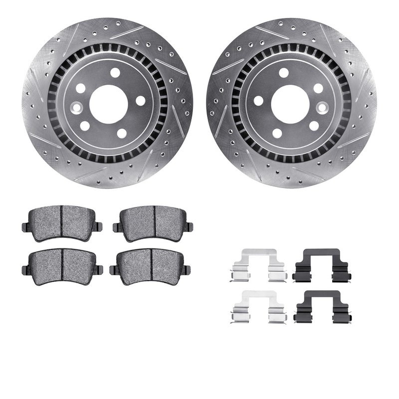Dynamite Friction 7612-27048 Disc Brake Kit - Rear