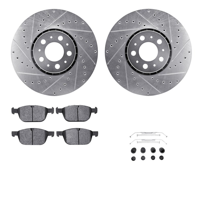 Dynamite Friction 7612-27049 Disc Brake Kit - Front