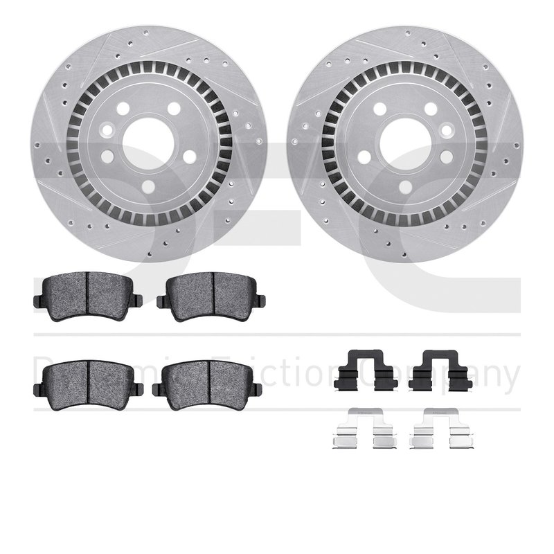 Dynamite Friction 7612-27057 Disc Brake Kit - Rear