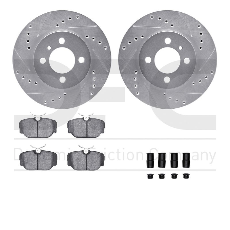 Dynamite Friction 7612-31014 Disc Brake Kit - Front