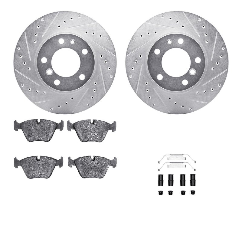 Dynamic Friction 7612-31018 Disc Brake Kit - Front