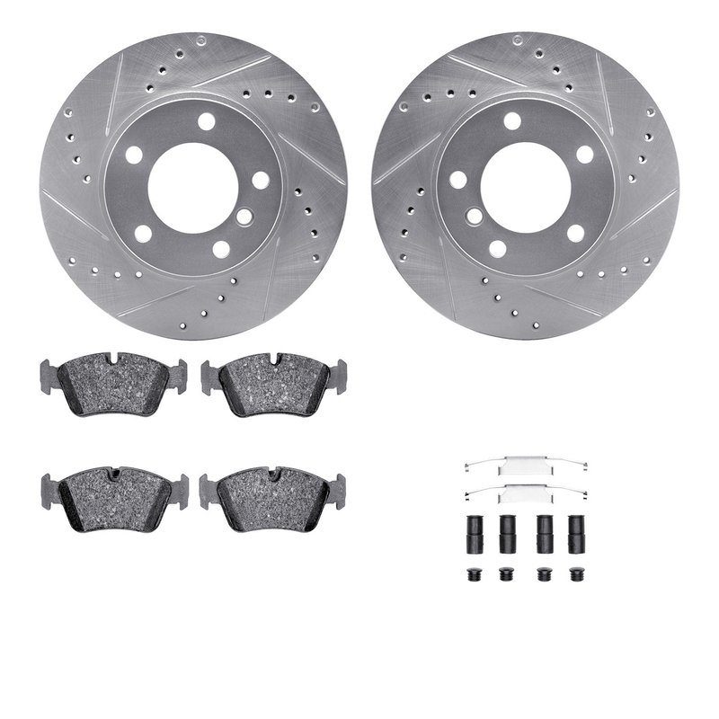 Dynamite Friction 7612-31025 Disc Brake Kit - Front