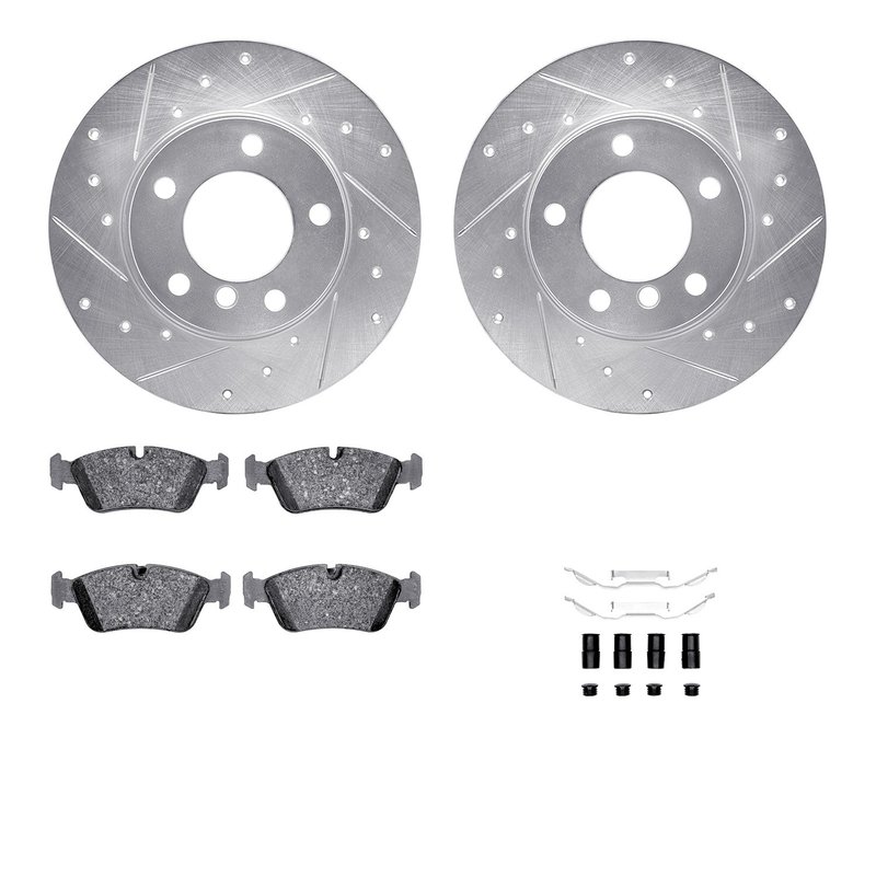 Dynamite Friction 7612-31035 Disc Brake Kit - Front