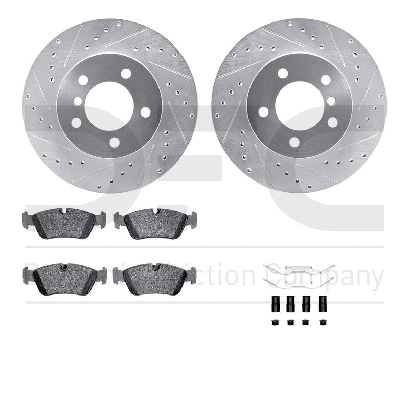 Dynamite Friction 7612-31043 Disc Brake Kit - Front
