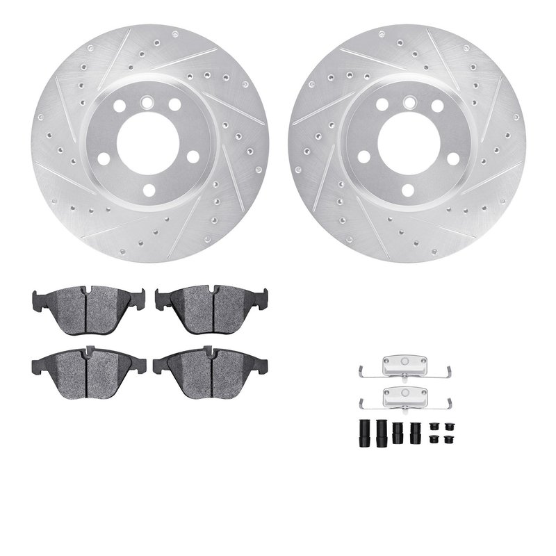 Dynamic Friction 7612-31057 Disc Brake Kit - Front