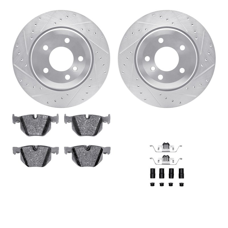 Dynamite Friction 7612-31062 Disc Brake Kit - Rear