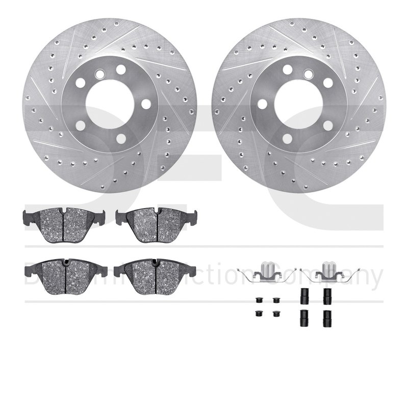 Dynamic Friction 7612-31076 Disc Brake Kit - Front