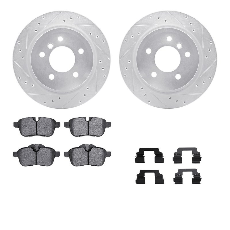 Dynamic Friction 7612-31083 Disc Brake Kit - Rear