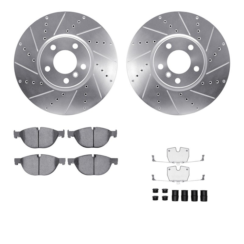 Dynamic Friction 7612-31084 Disc Brake Kit - Front