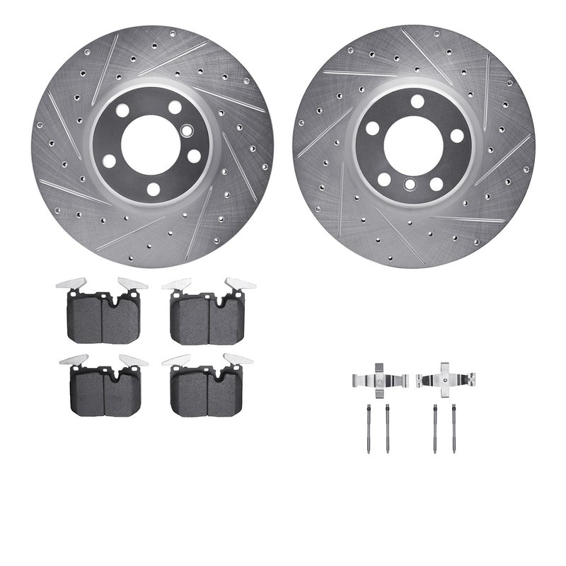 Dynamite Friction 7612-31092 Disc Brake Kit - Front