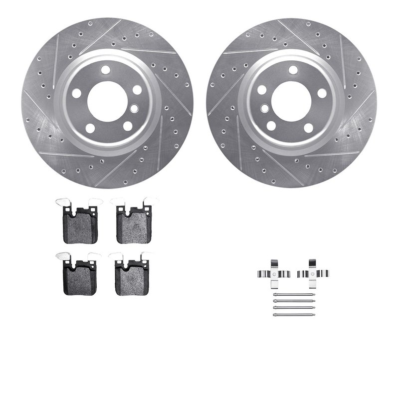 Dynamite Friction 7612-31097 Disc Brake Kit - Rear