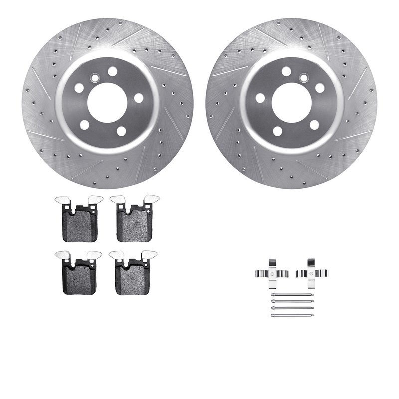 Dynamite Friction 7612-31098 Disc Brake Kit - Rear