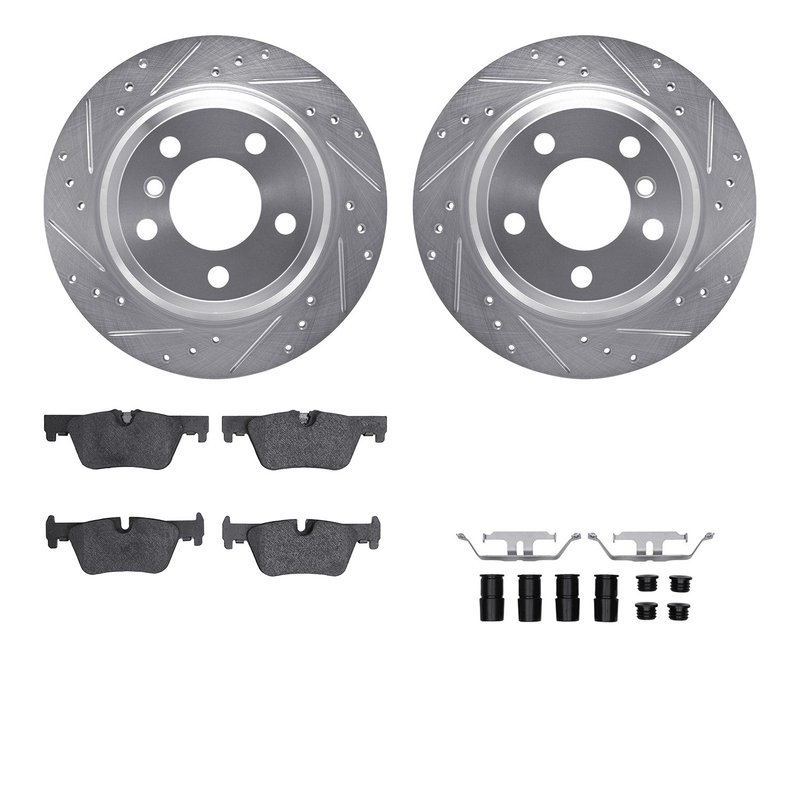 Dynamite Friction 7612-31099 Disc Brake Kit - Rear