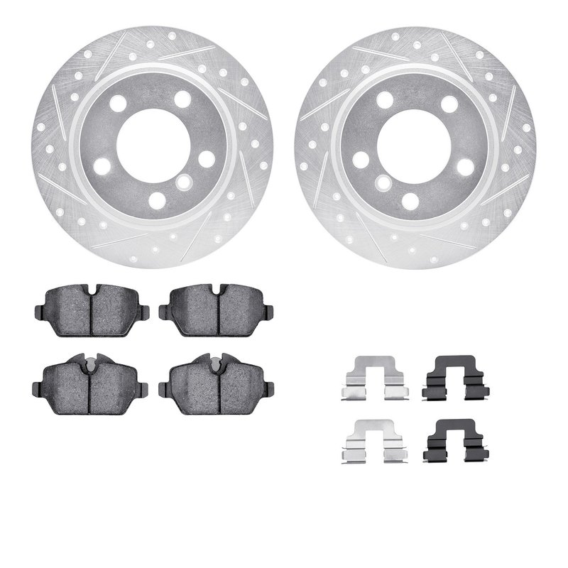 Dynamic Friction 7612-32009 Disc Brake Kit - Rear