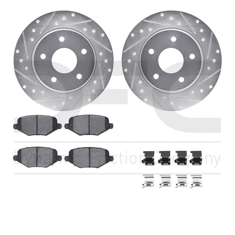 Dynamite Friction 7612-40001 Disc Brake Kit - Rear