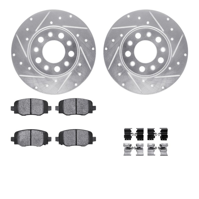 Dynamite Friction 7612-42010 Disc Brake Kit - Rear