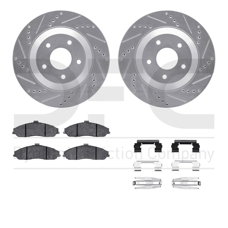 Dynamite Friction 7612-46002 Disc Brake Kit - Front