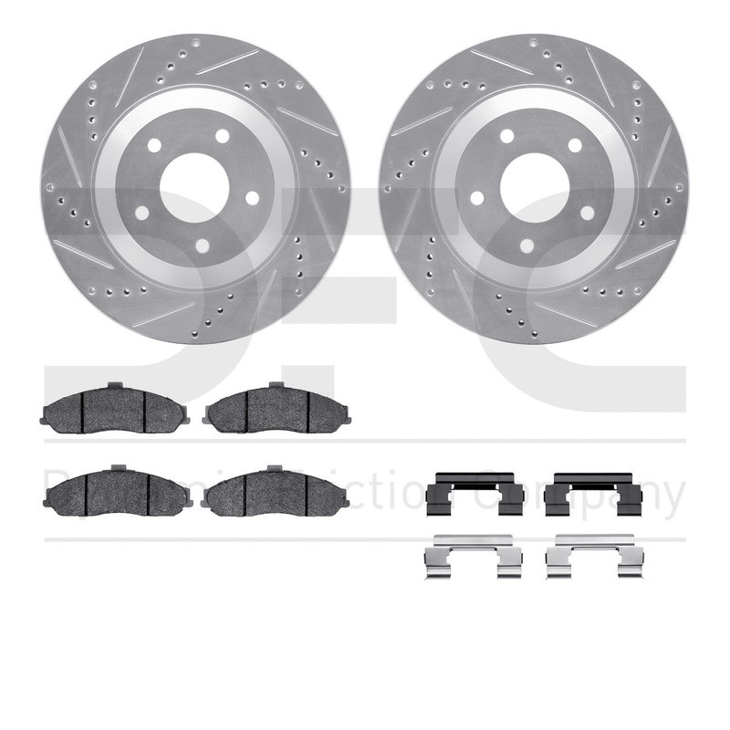 Dynamite Friction 7612-46003 Disc Brake Kit - Front