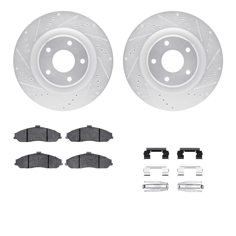 Dynamite Friction 7612-46007 Disc Brake Kit - Front