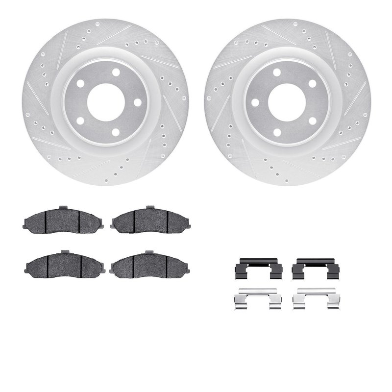 Dynamite Friction 7612-46008 Disc Brake Kit - Front