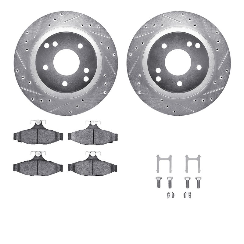 Dynamite Friction 7612-47000 Disc Brake Kit - Rear