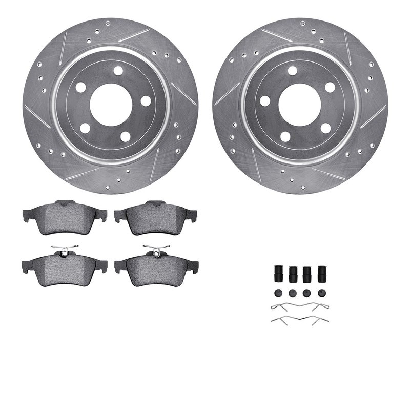 Dynamic Friction 7612-47006 Disc Brake Kit - Rear