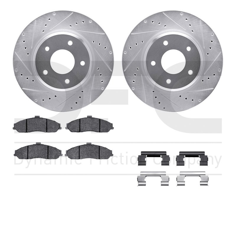 Dynamite Friction 7612-52002 Disc Brake Kit - Front