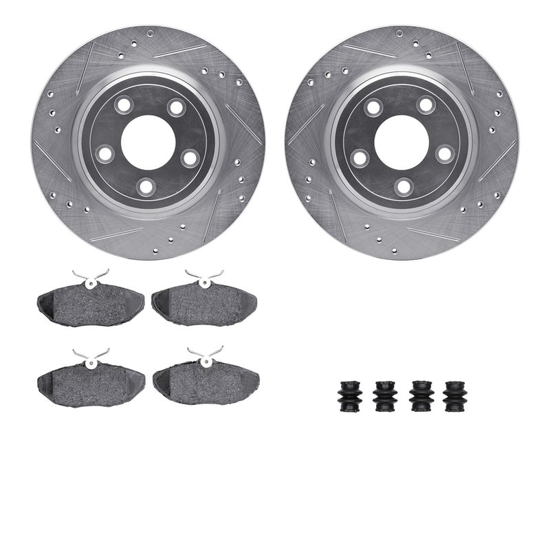Dynamic Friction 7612-54004 Disc Brake Kit - Rear