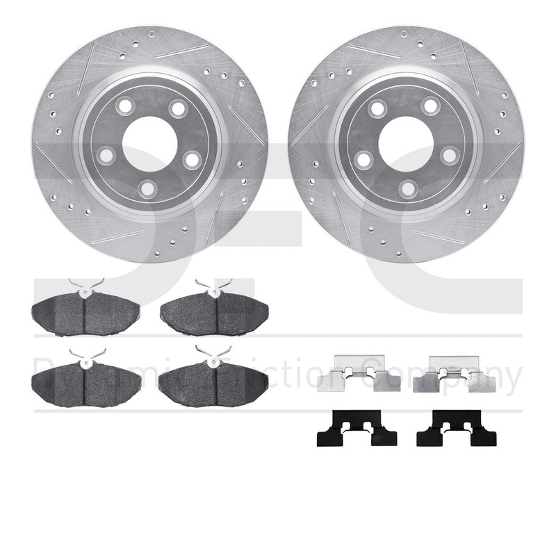 Dynamite Friction 7612-54005 Disc Brake Kit - Rear