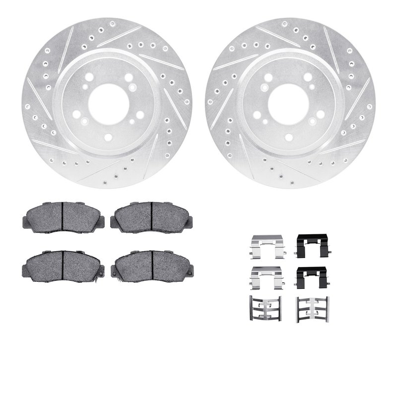 Dynamite Friction 7612-58004 Disc Brake Kit - Front