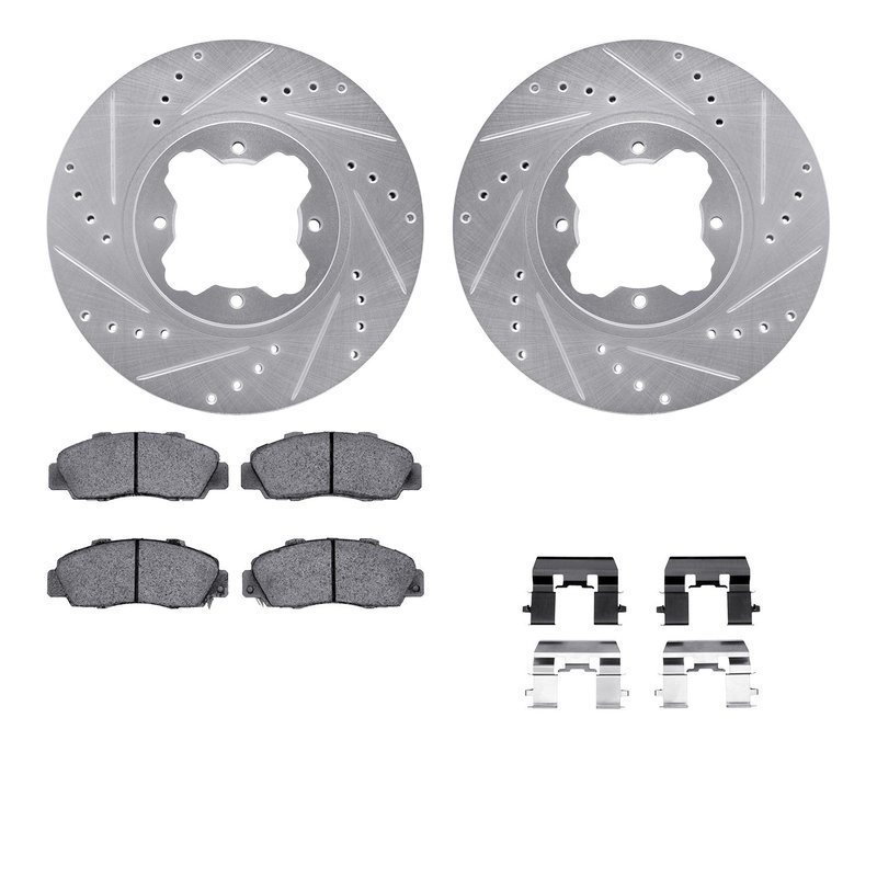 Dynamite Friction 7612-59000 Disc Brake Kit - Front
