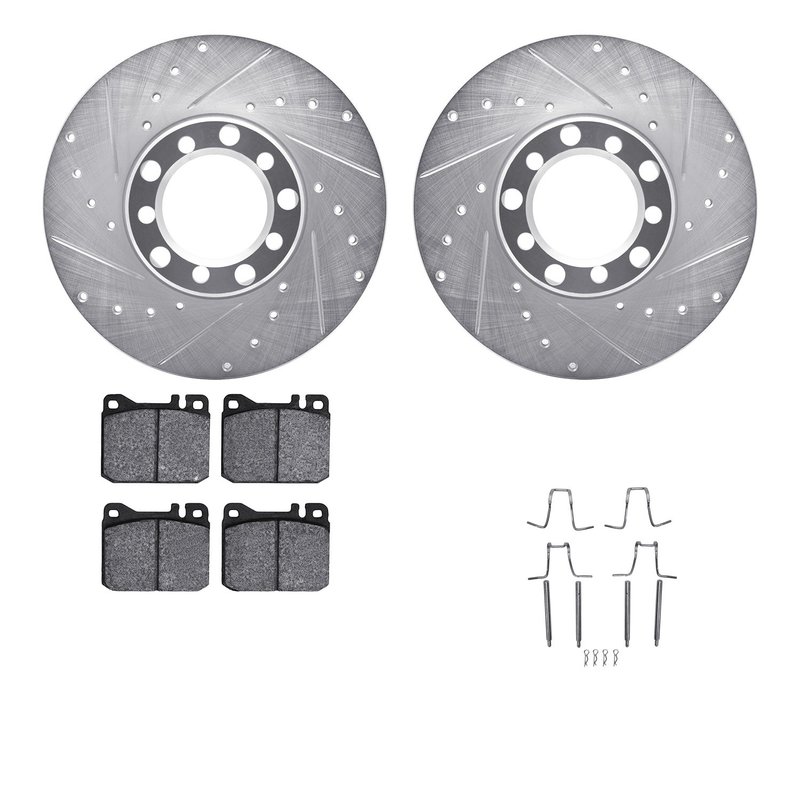 Dynamite Friction 7612-63015 Disc Brake Kit - Front