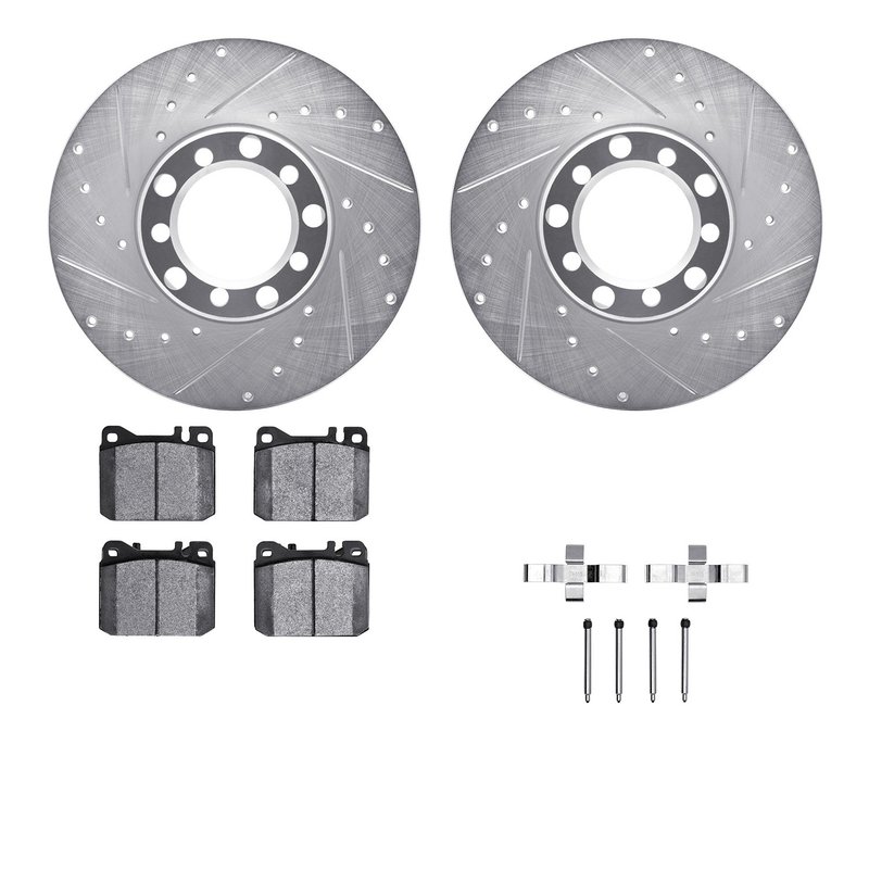 Dynamite Friction 7612-63017 Disc Brake Kit - Front