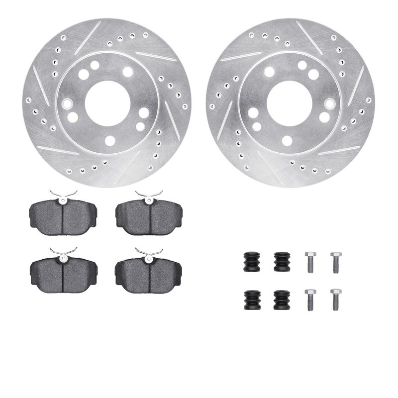 Dynamite Friction 7612-63027 Disc Brake Kit - Front