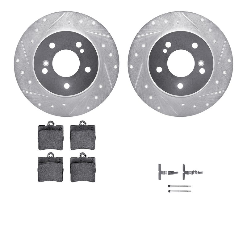 Dynamic Friction 7612-63029 Disc Brake Kit - Rear