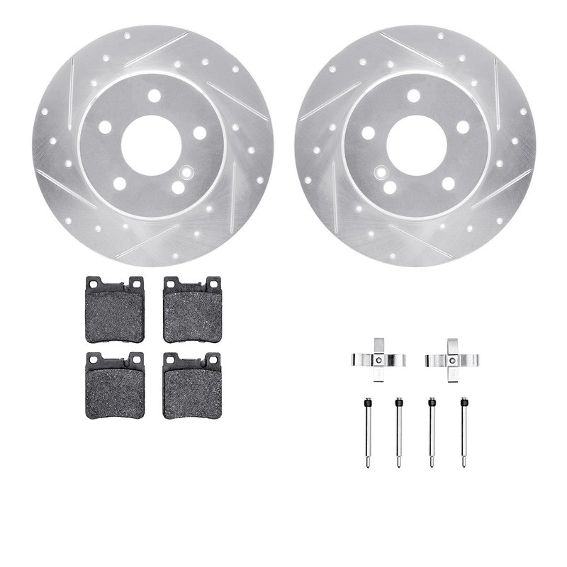 Dynamic Friction 7612-63050 Disc Brake Kit - Rear