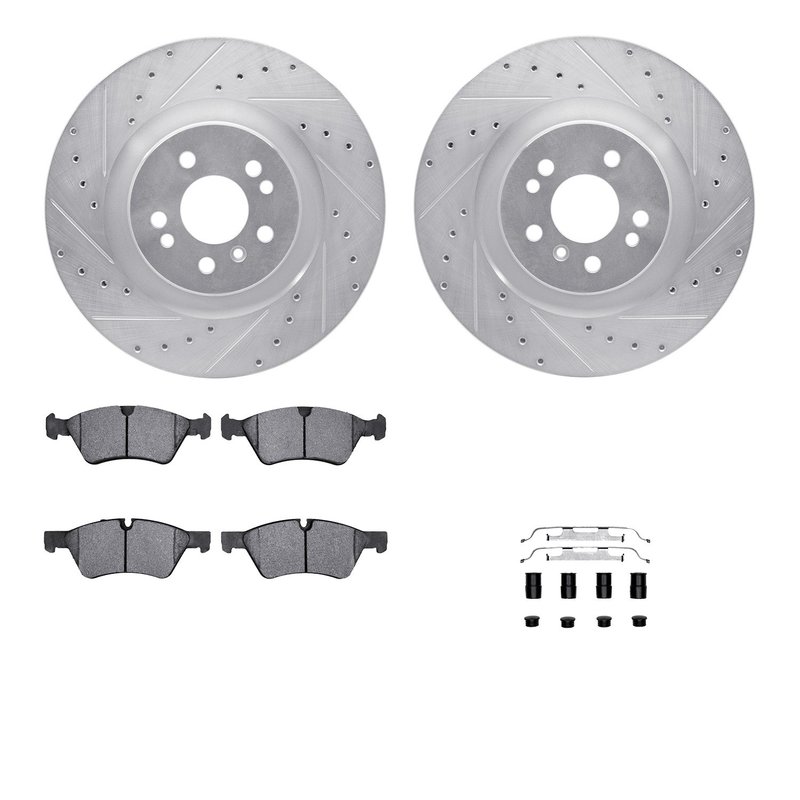 Dynamite Friction 7612-63082 Disc Brake Kit - Front