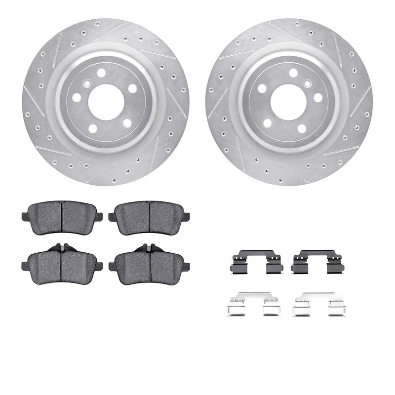 Dynamite Friction 7612-63086 Disc Brake Kit - Rear