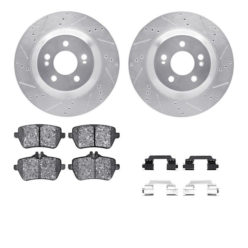 Dynamite Friction 7612-63095 Disc Brake Kit - Rear
