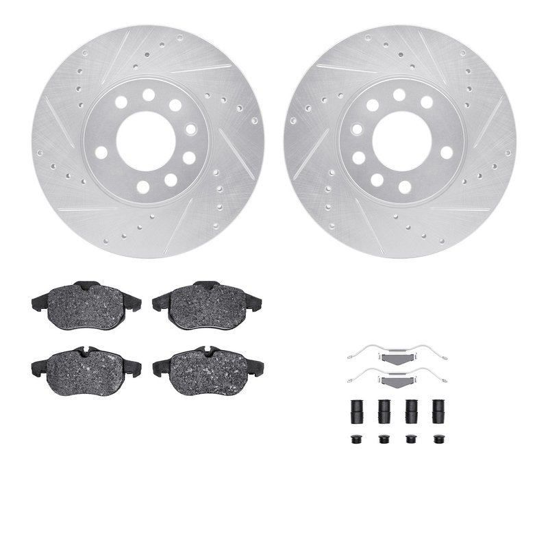 Dynamite Friction 7612-65009 Disc Brake Kit - Front