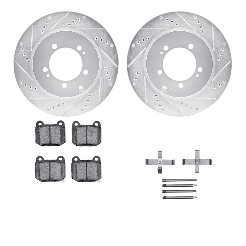 Dynamic Friction 7612-72001 Disc Brake Kit - Rear
