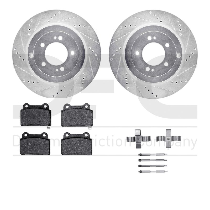 Dynamic Friction 7612-72002 Disc Brake Kit - Rear