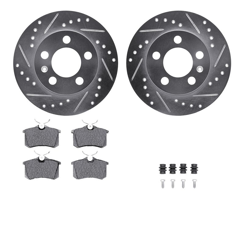 Dynamite Friction 7612-73027 Disc Brake Kit - Rear