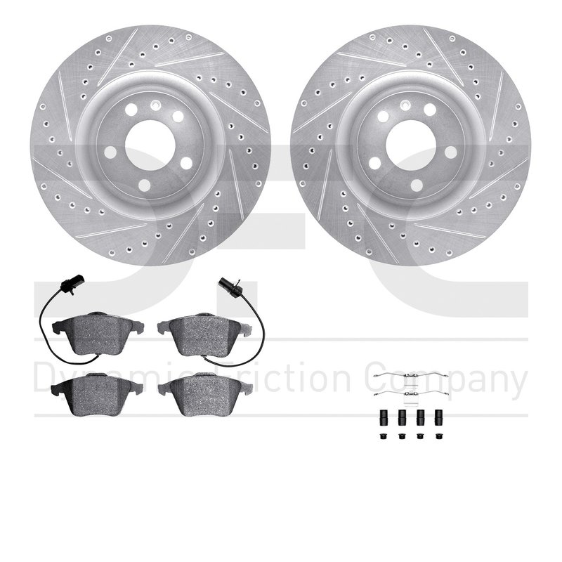 Dynamite Friction 7612-73028 Disc Brake Kit - Front