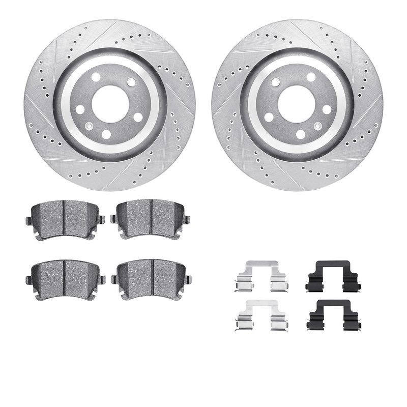 Dynamite Friction 7612-73036 Disc Brake Kit - Rear