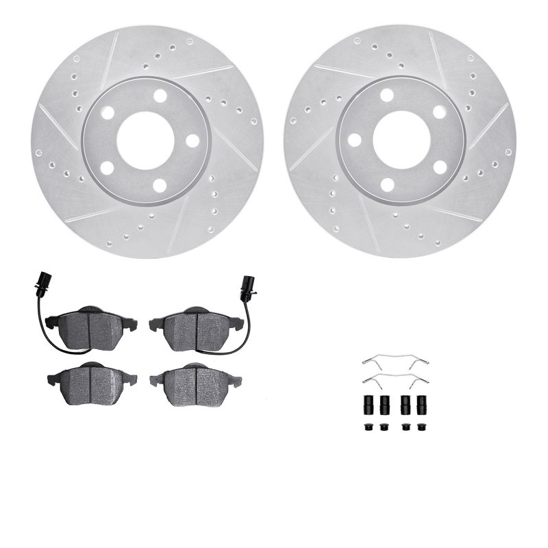 Dynamite Friction 7612-73038 Disc Brake Kit - Front