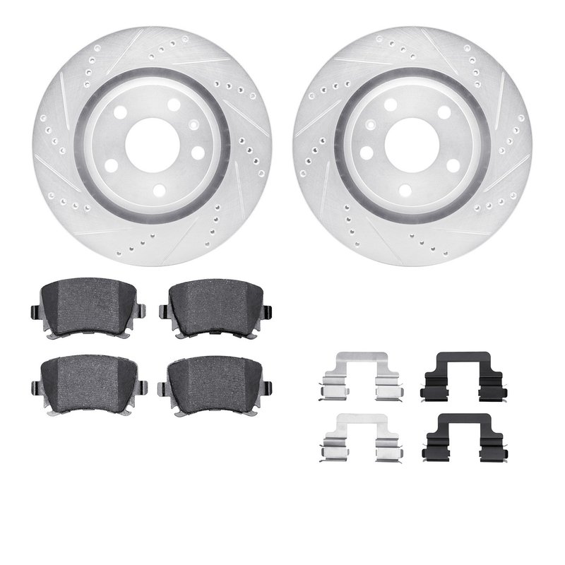 Dynamite Friction 7612-73048 Disc Brake Kit - Rear