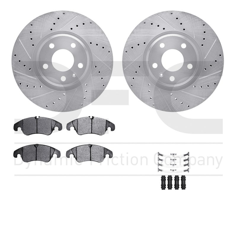 Dynamite Friction 7612-73053 Disc Brake Kit - Front