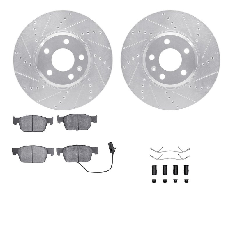 Dynamite Friction 7612-73064 Disc Brake Kit - Front