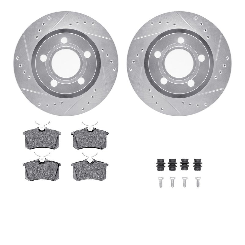 Dynamite Friction 7612-74029 Disc Brake Kit - Rear